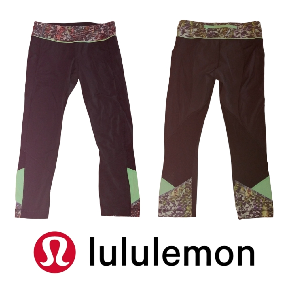 Lululemon RUN Inspire || Crops Size 6